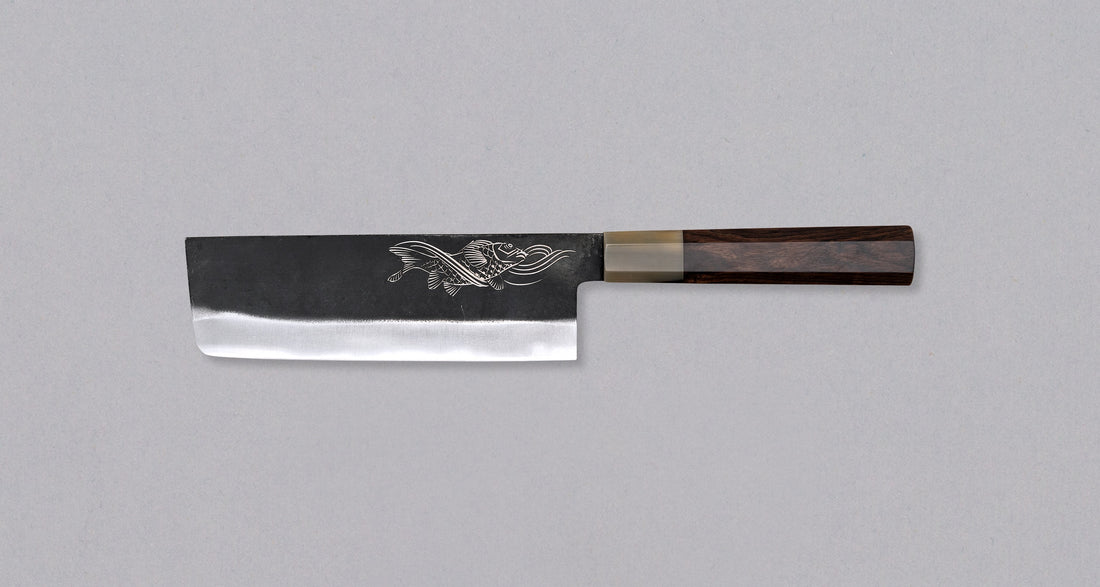 Yoshida Nakiri Takefu SUJ-2 Kuro-uchi 165 mm [Koi Fish]