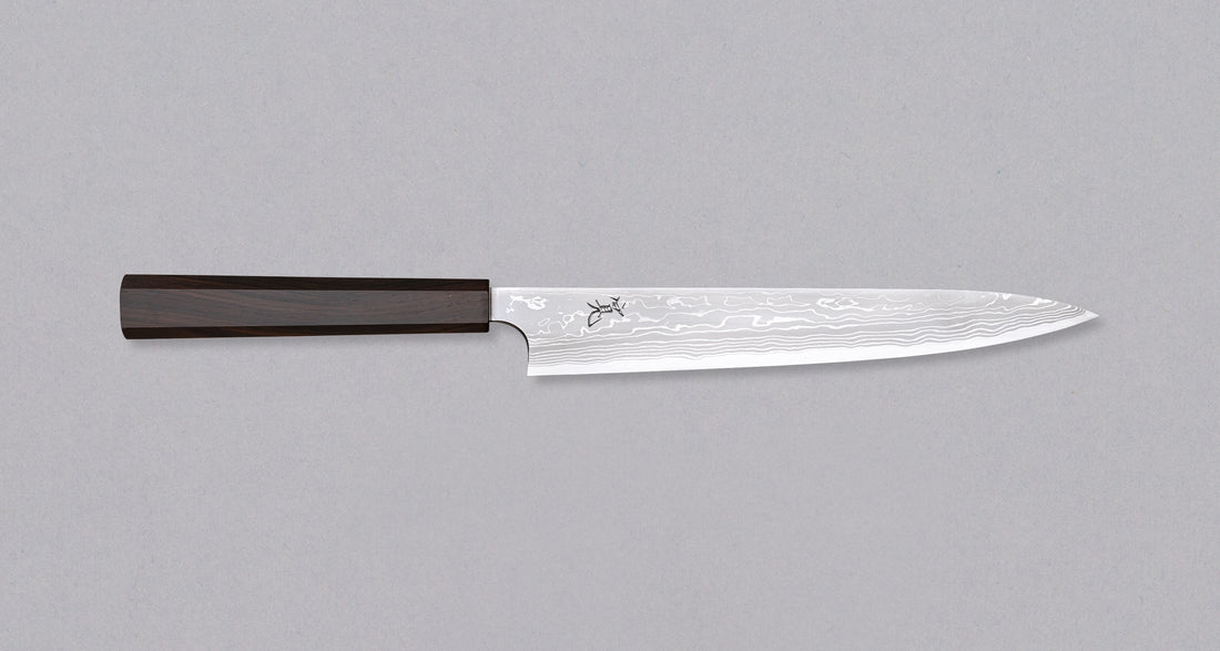 Yoshihiro Yanagiba Aogami #2 Damascus 240 mm