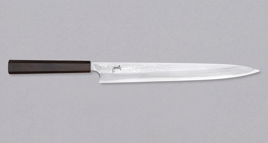Yoshihiro Yanagiba Aogami #2 Damascus 300 mm