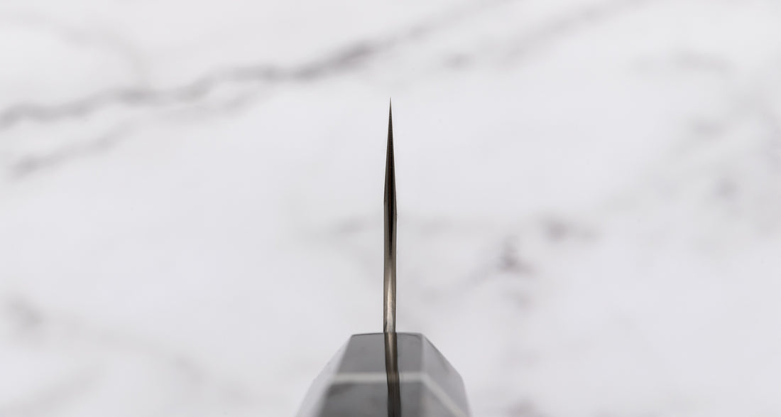 ZDP-189 Santoku Silver Gold Carbon 180 mm