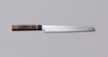 Black Damascus Pankiri (nož za kruh) 220 mm_1